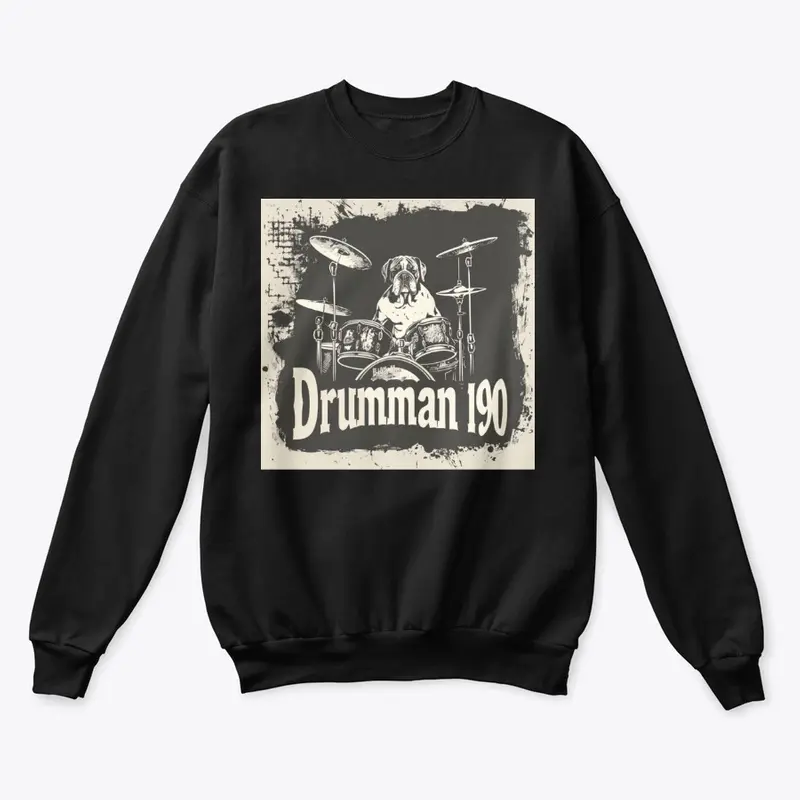 DM 190-Drum Dawg 2 Crew Neck Sweatshirt