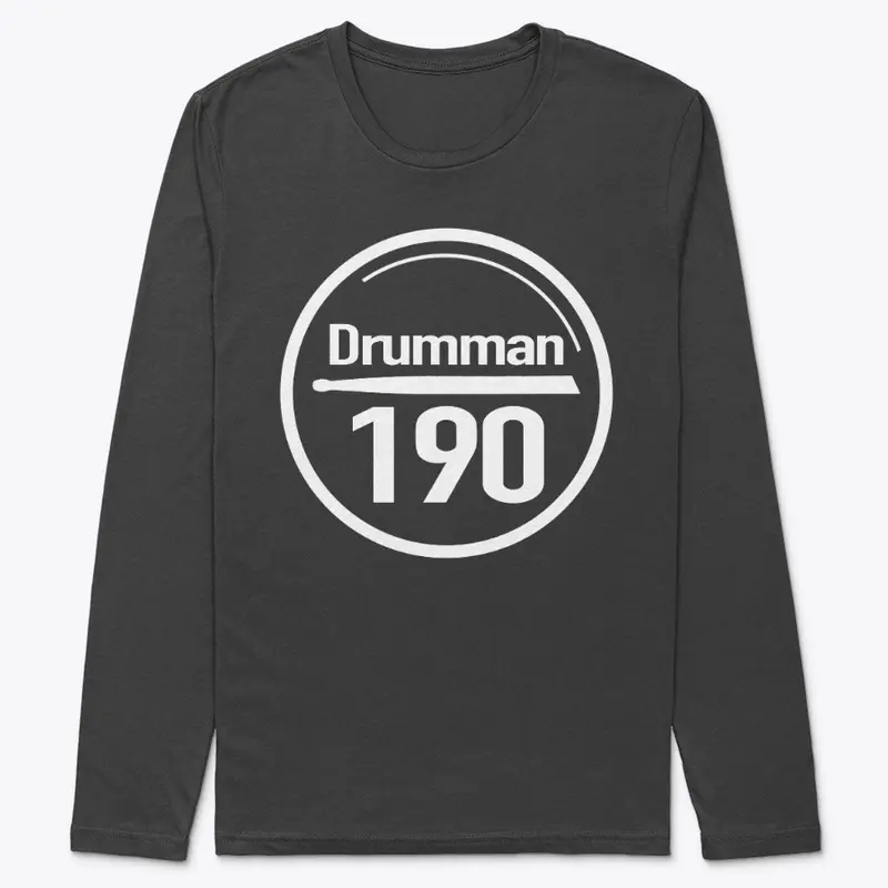 DM190 Stick Logo Premium Long Sleeve