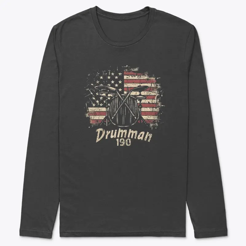 DM190 USA2 Premium Long Sleeve