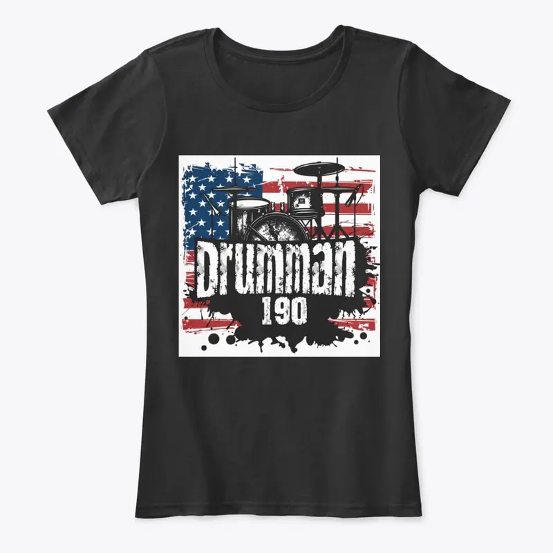 DM190 USA1 Women's Tee