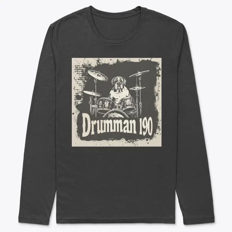 Dm 190-Drum Dawg 2 Premium Long Sleeve
