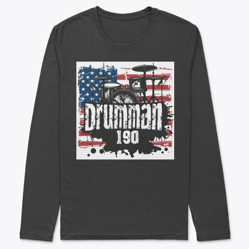 DM190 USA1 Premium Long Sleeve