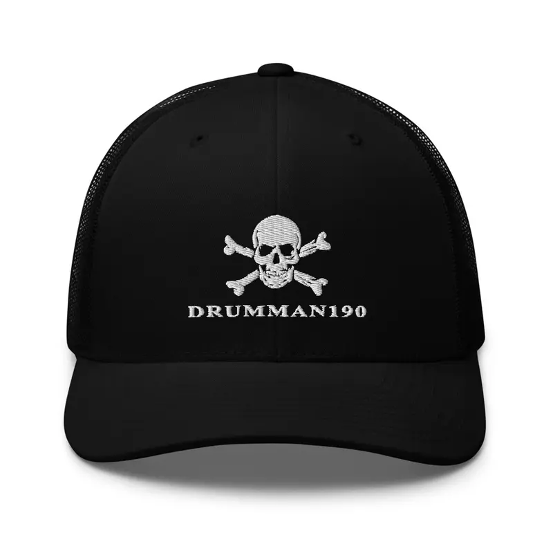 DM 190 - SKULL TRUCKER CAP